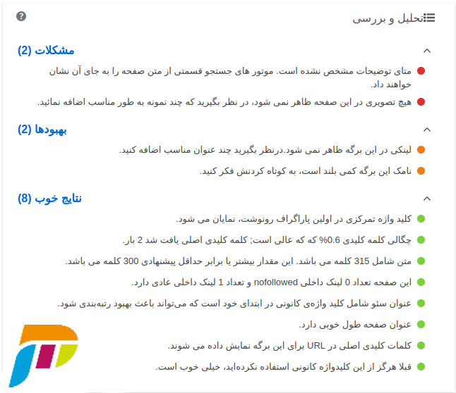 سبز کردن چراغ سئو در افزونه Yoast SEO و سئو مطالب در وردپرس